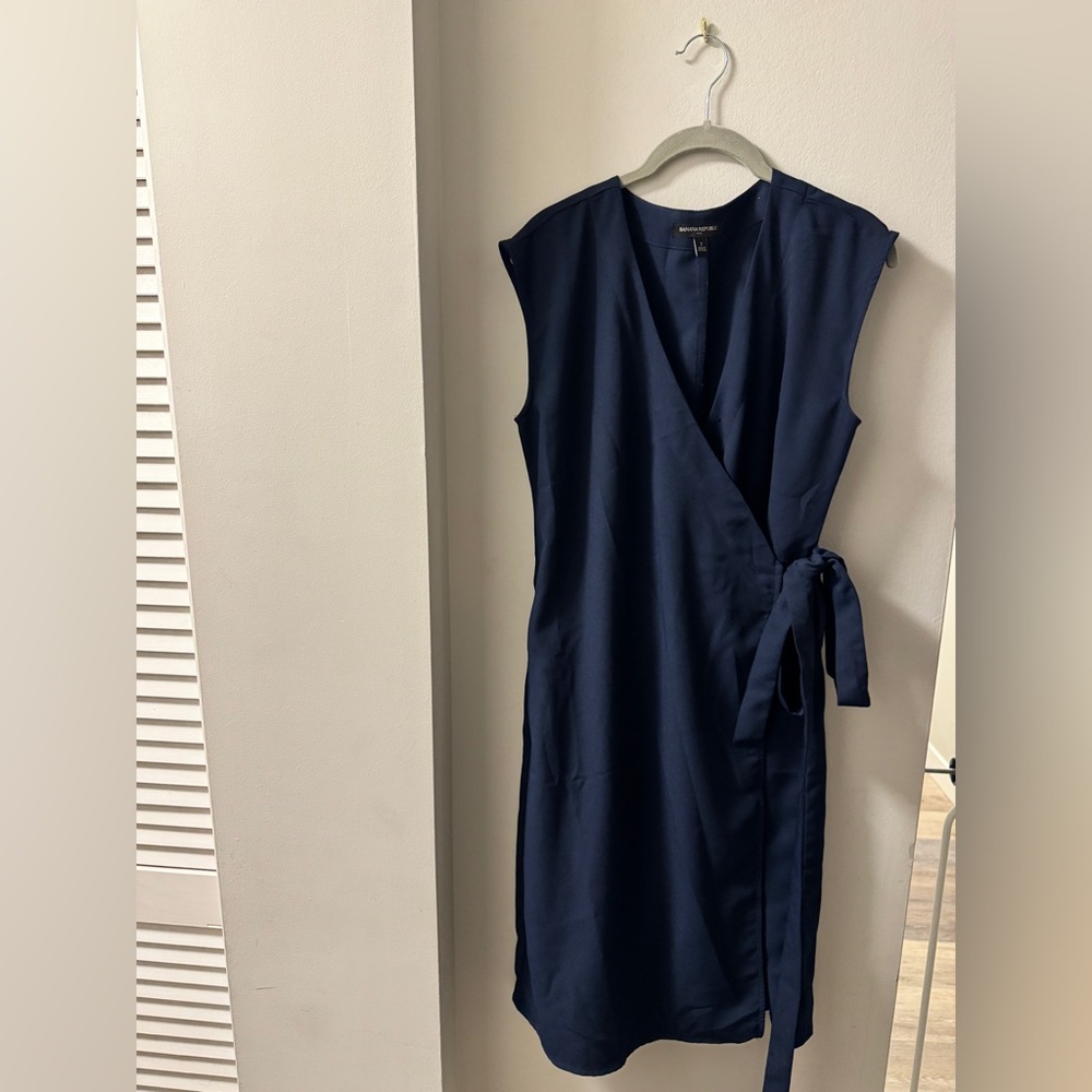Banana Republic Deep Blue Midi Dress